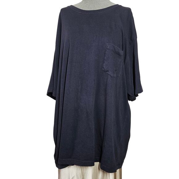 Navy Cotton Heritage Performance Pocket Tee Size 2XL - Picture 1 of 3
